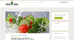 Desktop Screenshot of pickleshacknyc.com