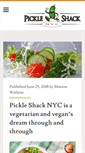 Mobile Screenshot of pickleshacknyc.com